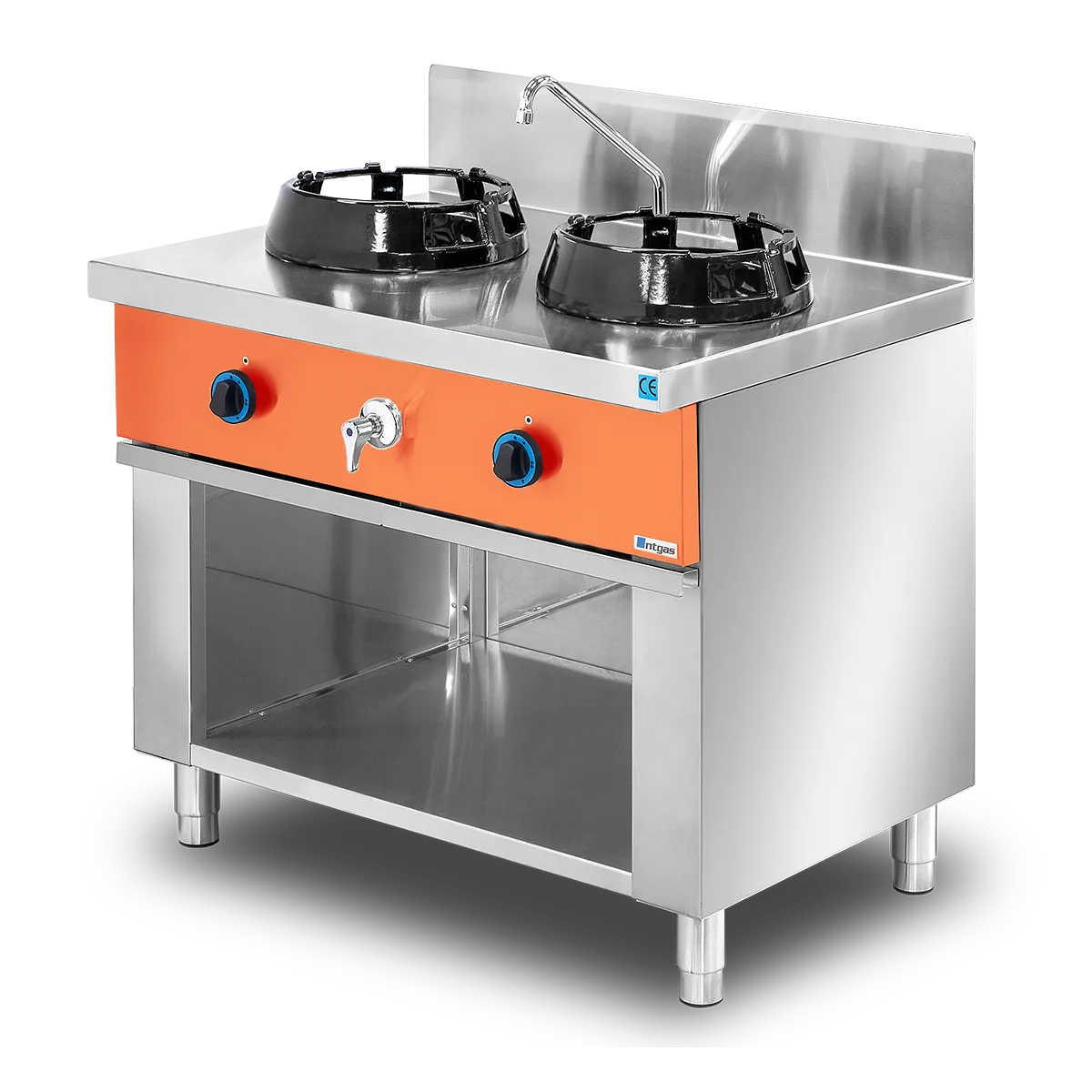 Cocina Fogón Wok NTGAS MOB/02-2C-WL | NTGAS MOB/02-2V-WL - Imagen 3