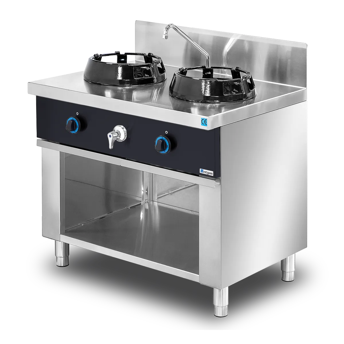 Cocina Fogón Wok NTGAS MOB/02-2C-WL | NTGAS MOB/02-2V-WL - Imagen 2