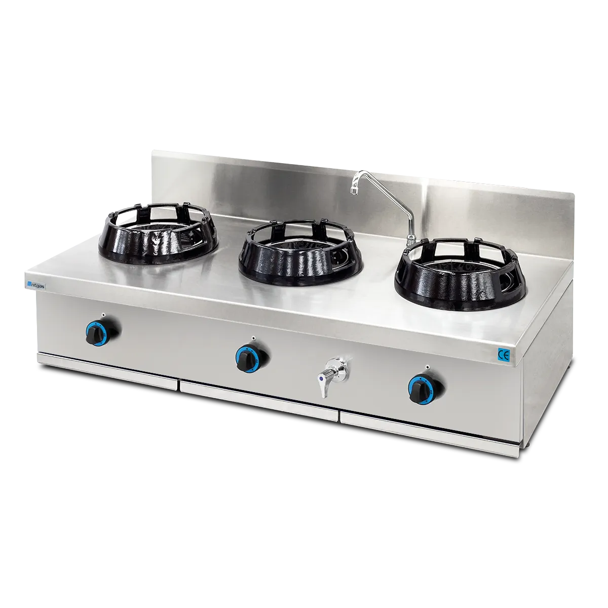 Cocina Wok Sobremesa NTGAS PAV/03-3C-WL | NTGAS PAV/03-3V-WL