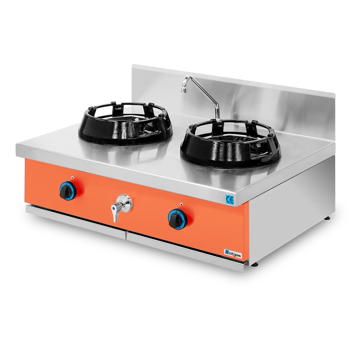 Cocina Wok Sobremesa NTGAS PAV/02-2C-WL | NTGAS PAV/02-2V-WL - Imagen 3