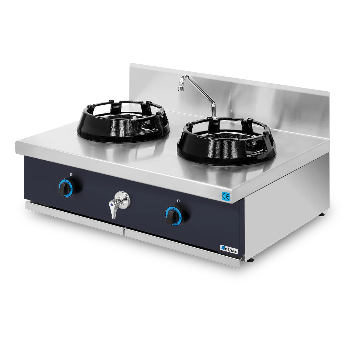 Cocina Wok Sobremesa NTGAS PAV/02-2C-WL | NTGAS PAV/02-2V-WL - Imagen 2