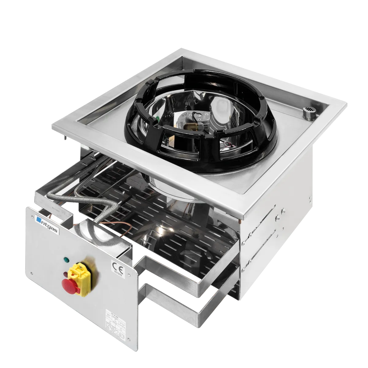 Quemador Wok a Gas Encastrable de Fuego Forzado NTGAS ME/01-1F-WS