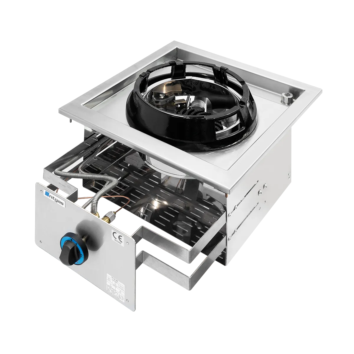 Quemador Wok a Gas Encastrable NTGAS ME/01-1C-WS
