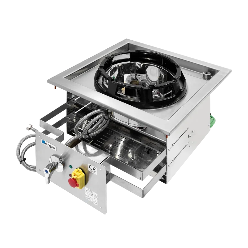 Quemador Wok a Gas Encastrable de Fuego Forzado NTGAS ME/01-1F-WA