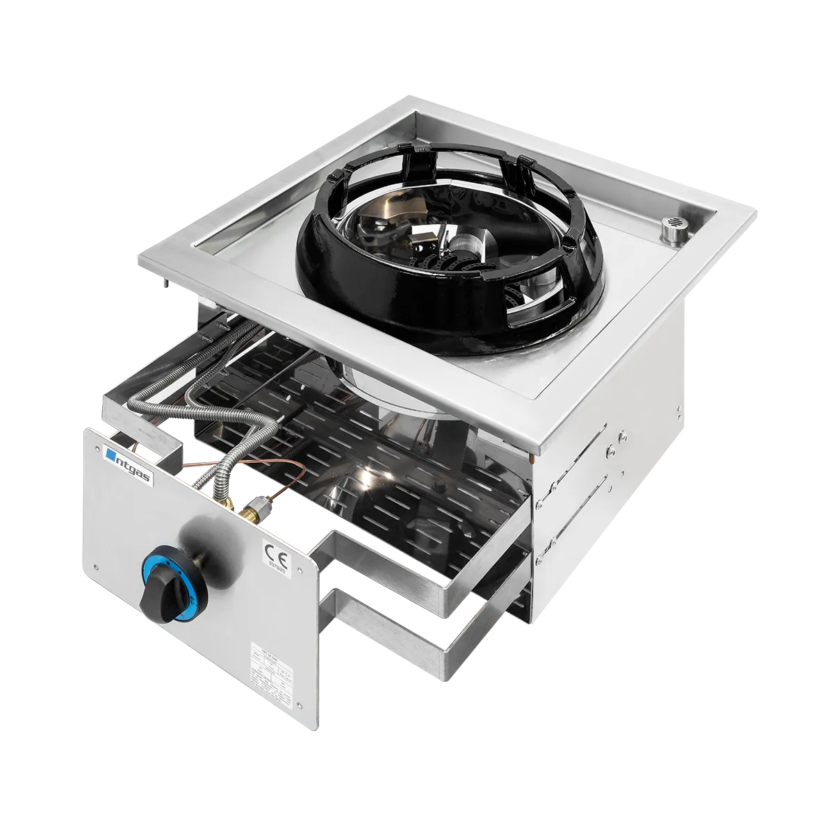 Quemador Wok a Gas Encastrable NTGAS ME/01-1V-WS